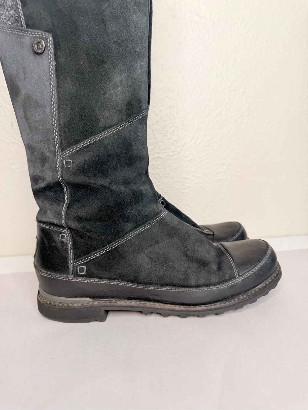 The North Face Snowtropolis tall black boots